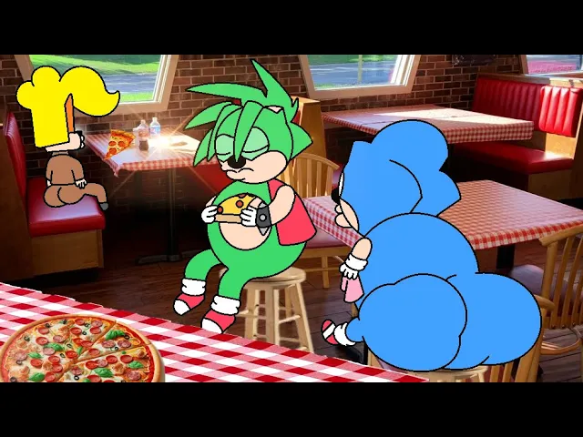 Sonic the Hedgehog the movie - The Big Pizza Hut Brawl